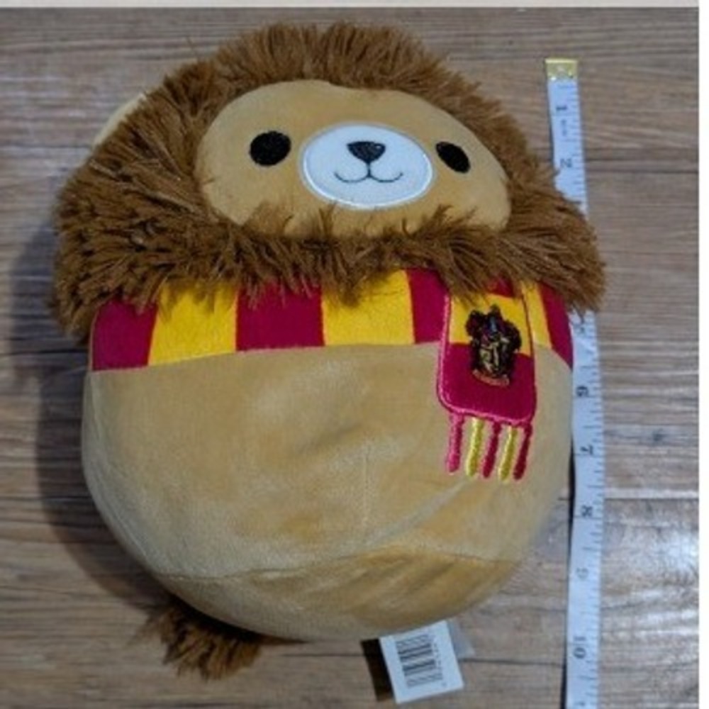 Squishmallows Harry Potter Gryffindor Lion Plush 8 Inch Wizarding World Toy